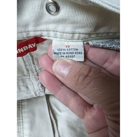 UnionBay Khaki Tan Modest Skirt Size 12 Side Slit Straight Juniors - Picture 5 of 7